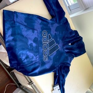 Adidas boys hooded sweatshirt